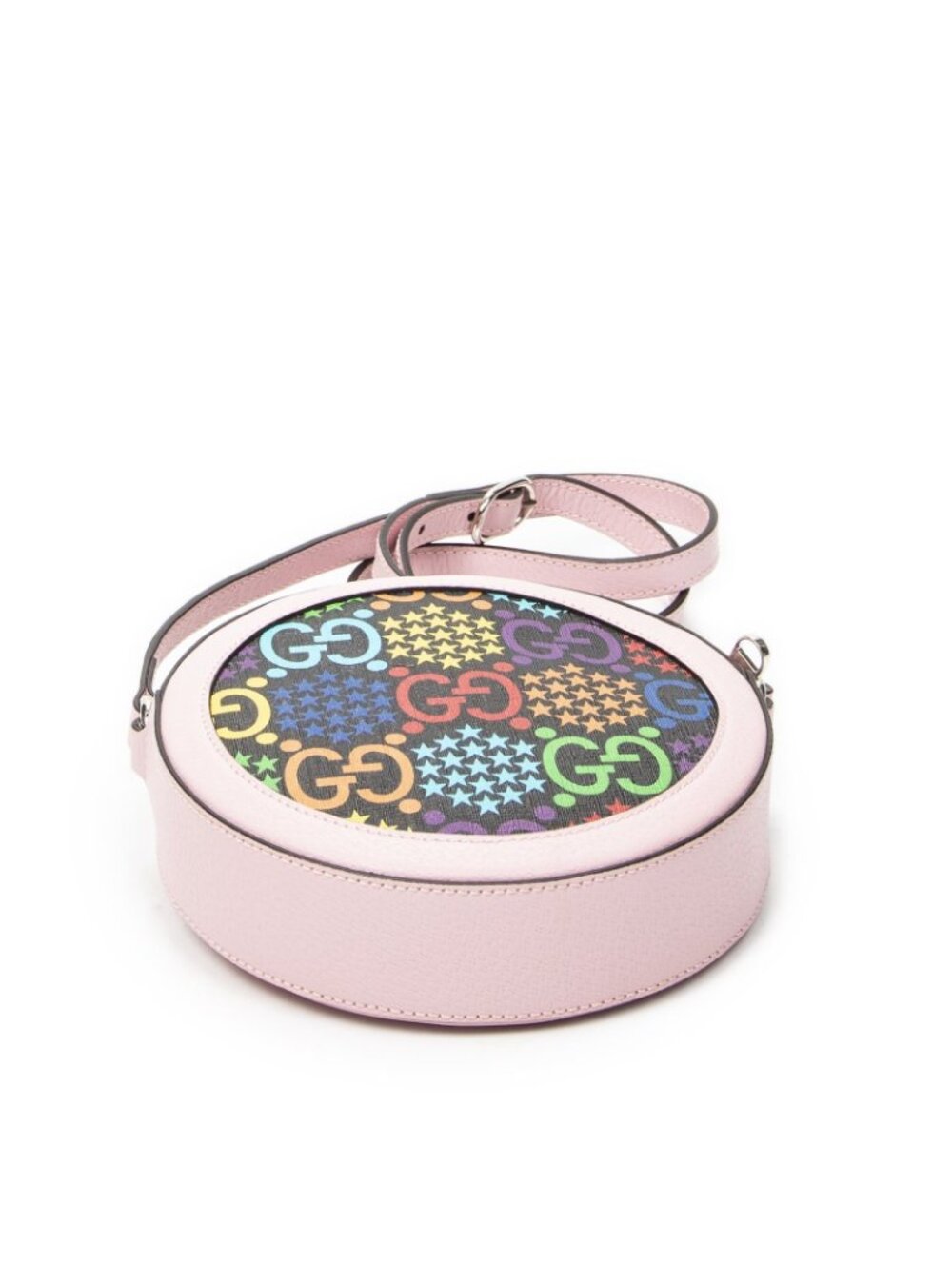 Gucci Mini GG Round Crossbody Pink - Picture 6 of 11